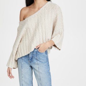 *NWT* Free People Good Day Cropped Sweater